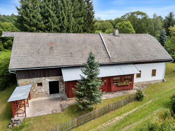 západní pohled - Prodej chaty / chalupy 200 m², Vikantice