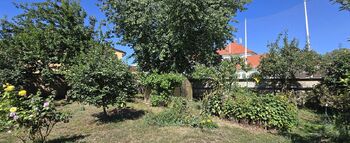 pohled na dům ze zahrady  - Prodej domu 107 m², Peruc