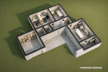 Pronájem kancelářských prostor 75 m², Velká Bystřice