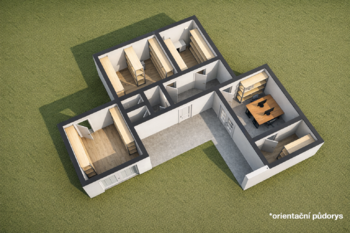 Pronájem kancelářských prostor 75 m², Velká Bystřice