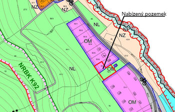 Prodej pozemku 1660 m², Borušov