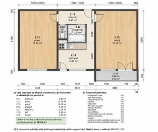 Prodej bytu 2+1 v osobním vlastnictví 54 m², Frýdek-Místek
