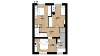 Prodej bytu 5+kk v osobním vlastnictví 156 m², Husinec
