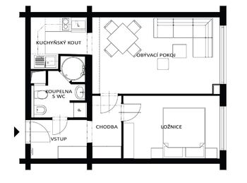 Pronájem bytu 2+kk v osobním vlastnictví 43 m², Praha 4 - Háje