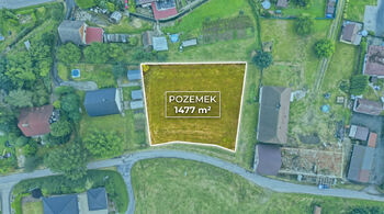 Prodej pozemku 1477 m², Brniště