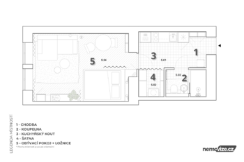 Prodej bytu 1+1 v osobním vlastnictví 38 m², Praha 3 - Žižkov