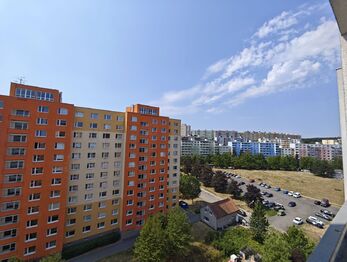 Výhled z lodžie - Prodej bytu 1+1 v osobním vlastnictví 42 m², Brno