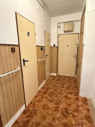 Chodba se vstupy do koupelny a wc - Prodej bytu 2+1 v osobním vlastnictví 52 m², Domažlice