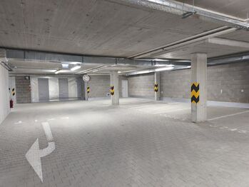 Parkovací stání v garážích.  - Pronájem bytu 2+kk v družstevním vlastnictví 50 m², Praha 9 - Vysočany