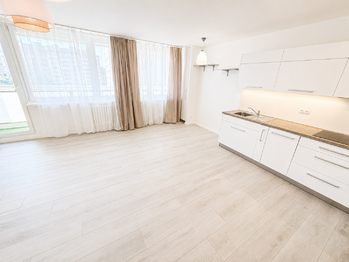 obývací pokoj s kuchyní - Pronájem bytu 3+kk v osobním vlastnictví 75 m², Praha 4 - Chodov