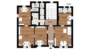Prodej kancelářských prostor 400 m², Chomutov