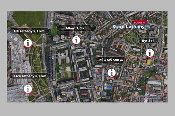 Prodej bytu 3+1 v osobním vlastnictví 76 m², Praha 9 - Letňany