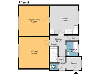 Přízemí - Prodej domu 130 m², Čachovice