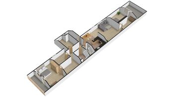 Pronájem bytu 4+kk v osobním vlastnictví 110 m², Ovčáry