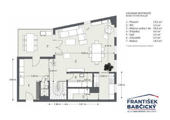 Prodej bytu 4+kk v osobním vlastnictví 138 m², Praha 10 - Dolní Měcholupy