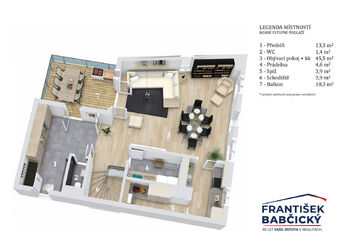 Prodej bytu 4+kk v osobním vlastnictví 138 m², Praha 10 - Dolní Měcholupy