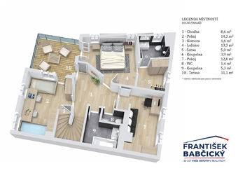 Prodej bytu 4+kk v osobním vlastnictví 138 m², Praha 10 - Dolní Měcholupy