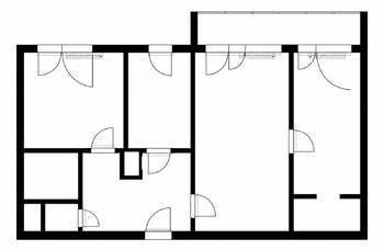 Pronájem bytu 3+1 v osobním vlastnictví 60 m², Praha 8 - Troja