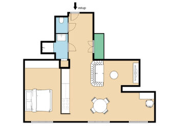 Prodej bytu 2+kk v osobním vlastnictví 61 m², Praha 7 - Holešovice