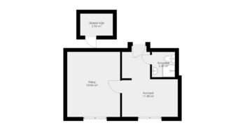 Prodej bytu 1+1 v družstevním vlastnictví 29 m², Praha 4 - Krč