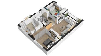 Pronájem bytu 3+1 v osobním vlastnictví 73 m², Cvikov