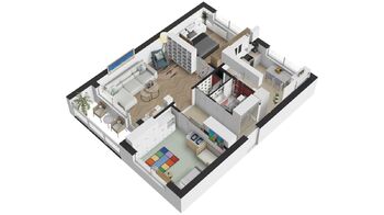 Pronájem bytu 3+1 v osobním vlastnictví 73 m², Cvikov