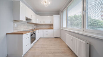 VIZUALIZACE kuchyně po případné modernizaci - Pronájem bytu 3+1 v osobním vlastnictví 73 m², Cvikov