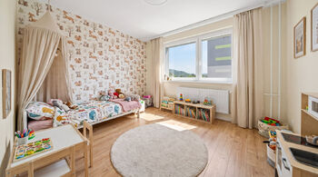 VIZUALIZACE možného zařízení dětského pokoje  - Pronájem bytu 3+1 v osobním vlastnictví 73 m², Cvikov