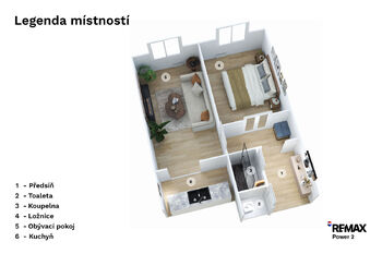 Prodej bytu 2+kk v osobním vlastnictví 44 m², Březnice