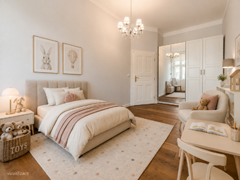 Vizualizace dětský pokoj - Pronájem bytu 4+kk v osobním vlastnictví 103 m², Praha 6 - Dejvice