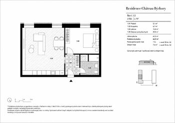 Prodej bytu 2+kk v osobním vlastnictví 62 m², Býchory
