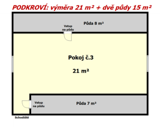 Prodej chaty / chalupy 67 m², Horní Bradlo