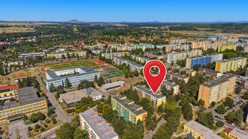 Umístění na mapě - Prodej bytu 2+1 v osobním vlastnictví 67 m², Mladá Boleslav