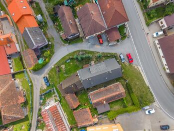 Pohled z ptačí perspektivy - Prodej domu 136 m², Všemyslice