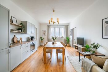 Kuchyně v přízemí (vizualizace) - Prodej pozemku 378 m², Všemyslice