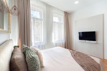 Ložnice. - Prodej bytu 2+1 v osobním vlastnictví 64 m², Praha 1 - Nové Město