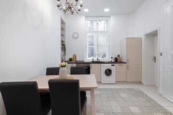 Kuchyně. - Prodej bytu 2+1 v osobním vlastnictví 64 m², Praha 1 - Nové Město