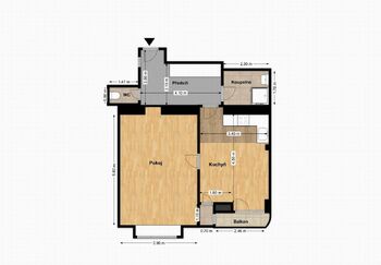 Pronájem bytu 2+kk v osobním vlastnictví 55 m², Praha 3 - Vinohrady