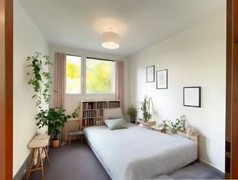 Vizualizace možného vybavení třetí místnosti bytu  - Pronájem bytu 3+kk v družstevním vlastnictví 80 m², Praha 5 - Motol
