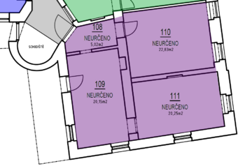 Dispozice - Prodej bytu 2+1 v osobním vlastnictví 75 m², Prostějov