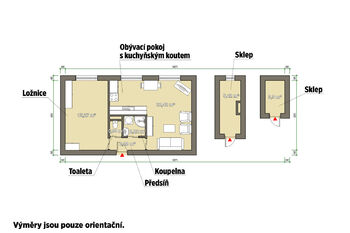 Prodej bytu 2+kk v osobním vlastnictví 44 m², Heřmanova Huť