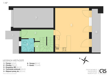 Pronájem domu 133 m², Praha 10 - Pitkovice