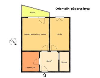 Pronájem bytu 2+kk v osobním vlastnictví 52 m², České Budějovice