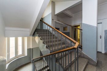 10. Poloha bytu v domě - Pronájem bytu 2+1 v osobním vlastnictví 49 m², Praha 10 - Strašnice