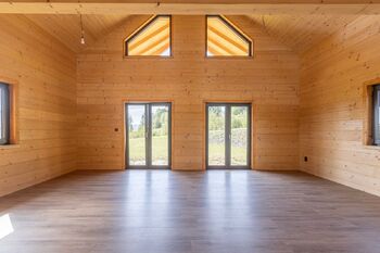 otevřený krov obývací pokoj / kuchyně - Prodej domu 133 m², Vacov