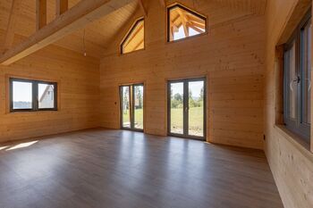 otevřený krov obývací pokoj / kuchyně - Prodej domu 133 m², Vacov