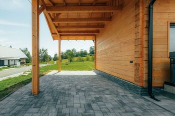 carport - Prodej domu 133 m², Vacov