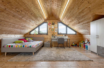 vizualizace herna / dětský pokoj - Prodej domu 133 m², Vacov