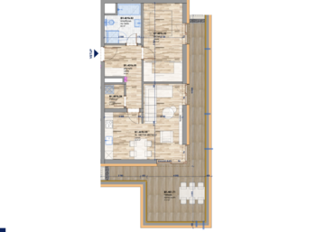 Prodej bytu 2+kk v osobním vlastnictví 57 m², Zlín