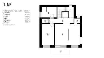 Rodinný dům ve výstavbě s možností podnikání a sídla firmy, 158 m², pozemek 137 m² – Roštín - Prodej domu 158 m², Roštín